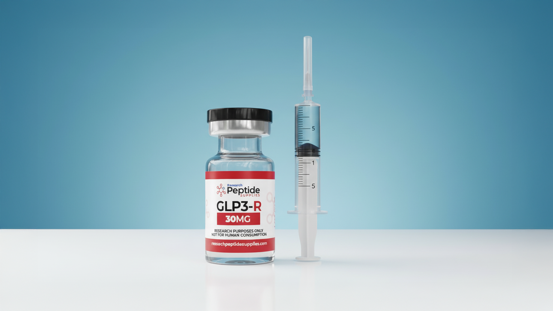 GLP3-R 30MG research vial with syringe